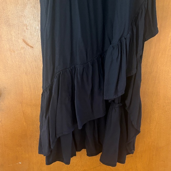 Black hi/lo Maxi Dress sz medium - Picture 4 of 4